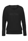 Vivance Langarmshirt Langarmshirt Damen - schwarz
