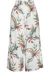 Lascana Culotte Printhose Damen - beige-blau bedruckt