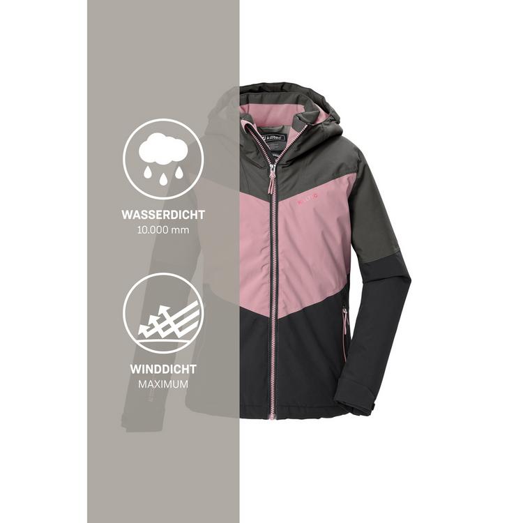 KILLTEC KILLTEC Funktionsjacke mit Kapuze Softshelljacke Kinder - Steingrau071 - 4 | SportScheck