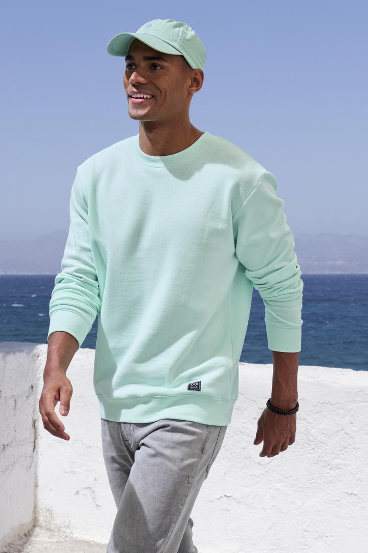 John Devin John Devin Sweatshirt Sweatshirt Herren - mint - 0 | SportScheck