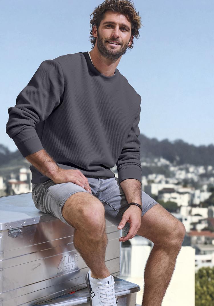 John Devin John Devin Sweatshirt Sweatshirt Herren - anthrazit - 2 | SportScheck