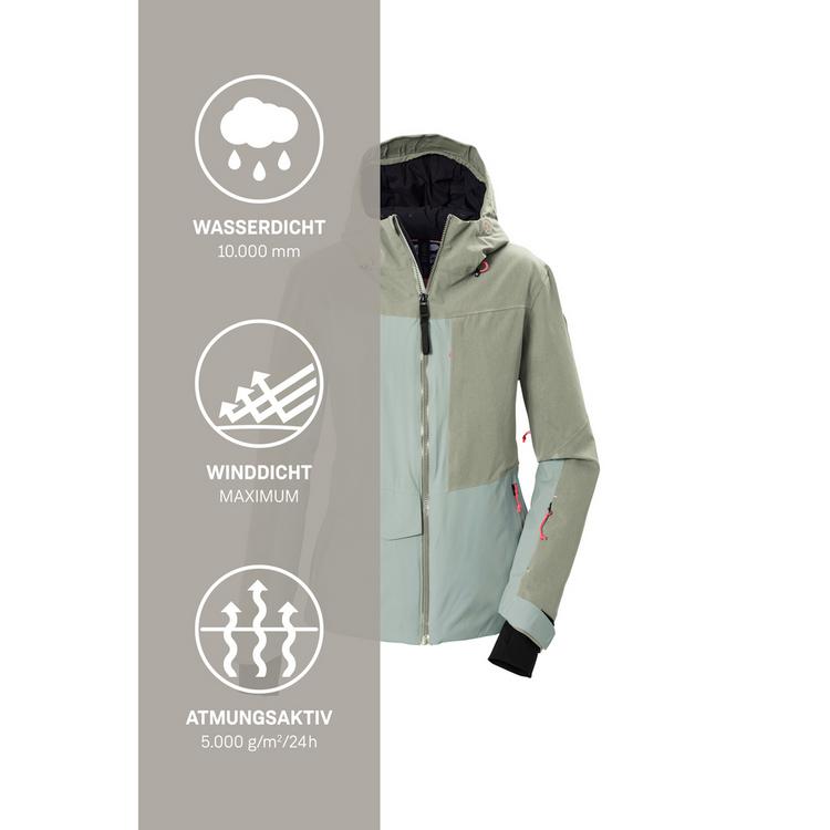 KILLTEC KILLTEC Funktionsjacke mit Kapuze Skijacke Damen - Gr&uuml;n2090 - 4 | SportScheck