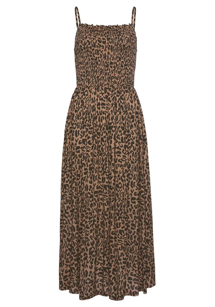 Buffalo Buffalo Midikleid Kleid Damen - leo-bedruckt - 0 | SportScheck