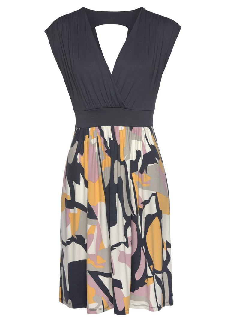 Lascana Lascana Sommerkleid Tr&auml;gerkleid Damen - bunt - 0 | SportScheck