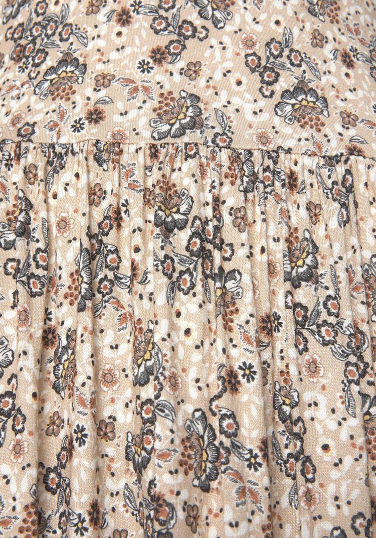 Vivance Vivance Midikleid Kleid Damen - beige-bedruckt - 0 | SportScheck