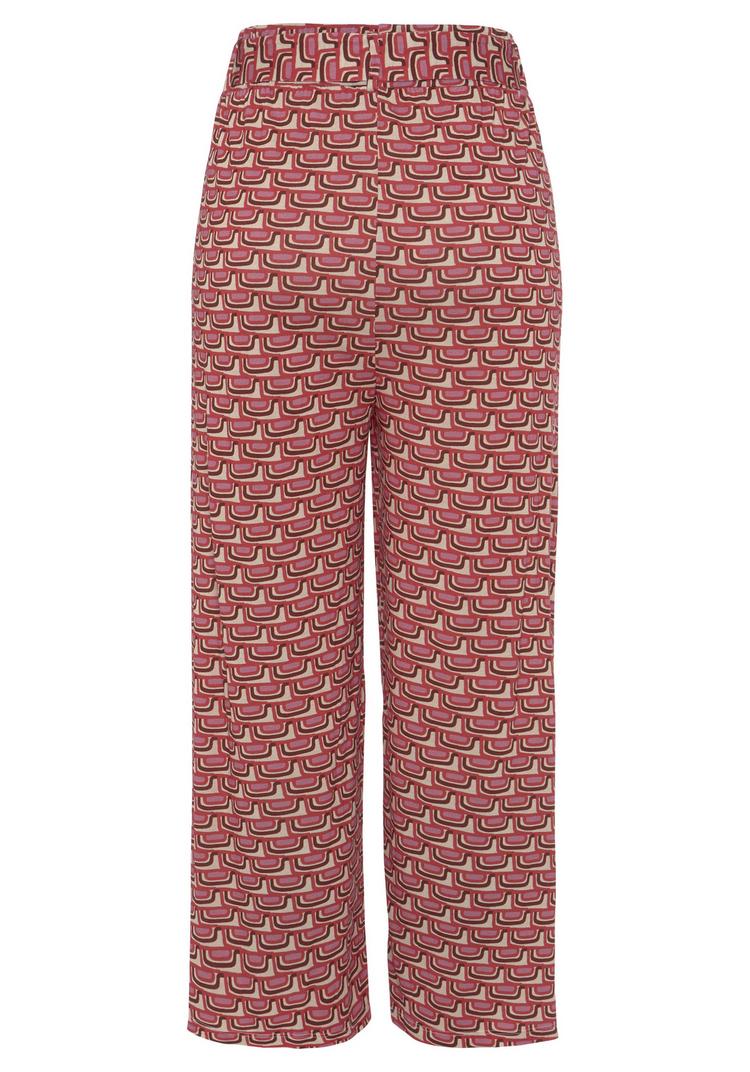 Vivance Vivance Culotte Printhose Damen - beige-rot bedruckt - 0 | SportScheck