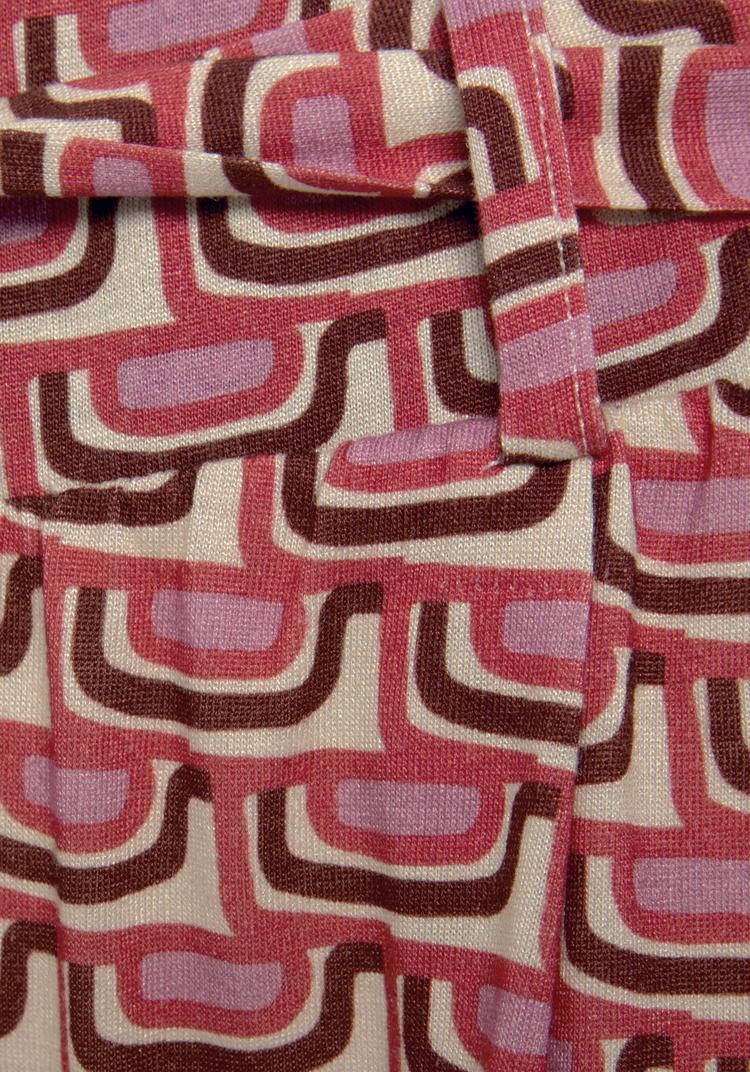 Vivance Vivance Culotte Printhose Damen - beige-rot bedruckt - 0 | SportScheck