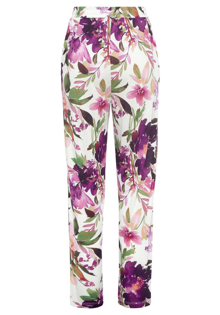 BEACH TIME BEACH TIME Jerseyhose Printhose Damen - wei&szlig; bedruckt - 0 | SportScheck