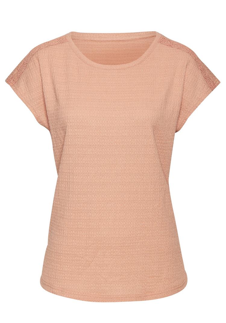 Vivance Vivance Kurzarmshirt T-Shirt Damen - peach - 0 | SportScheck