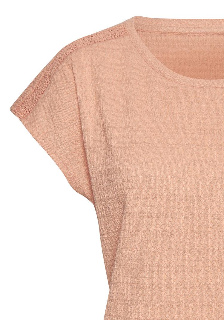 Vivance Vivance Kurzarmshirt T-Shirt Damen - peach - 1 | SportScheck