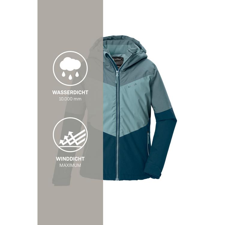 KILLTEC KILLTEC Funktionsjacke mit Kapuze Softshelljacke Kinder - Blau3019 - 4 | SportScheck