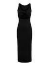 LSCN by Lascana Midikleid Kleid Damen - schwarz