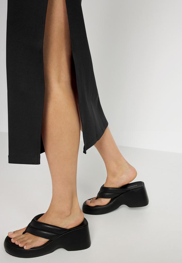 LSCN by Lascana LSCN by Lascana Midikleid Kleid Damen - schwarz - 1 | SportScheck