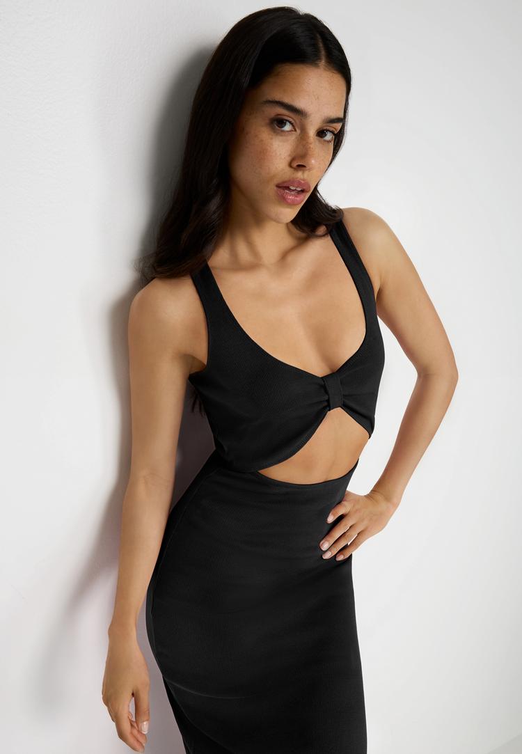 LSCN by Lascana LSCN by Lascana Midikleid Kleid Damen - schwarz - 2 | SportScheck