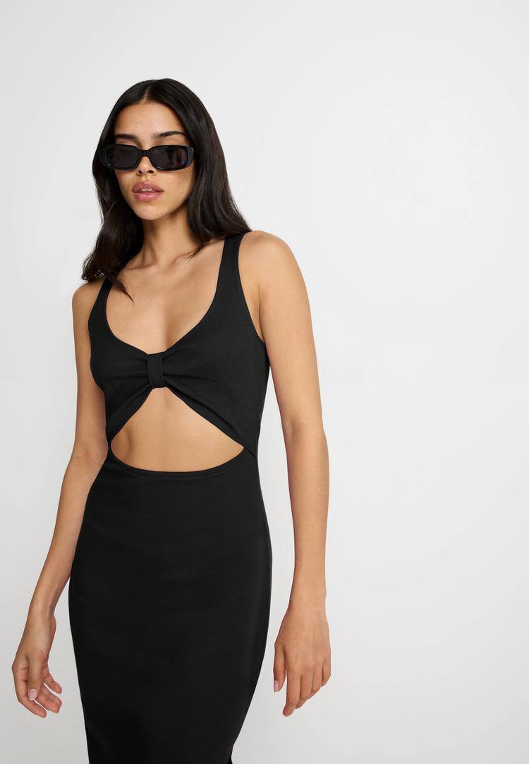 LSCN by Lascana LSCN by Lascana Midikleid Kleid Damen - schwarz - 4 | SportScheck