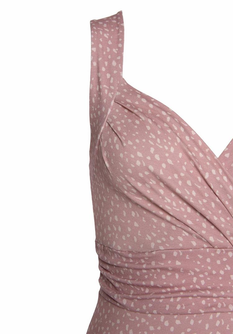 Vivance Vivance Jerseykleid Jerseykleid Damen - rose-mauve-bedruckt - 0 | SportScheck