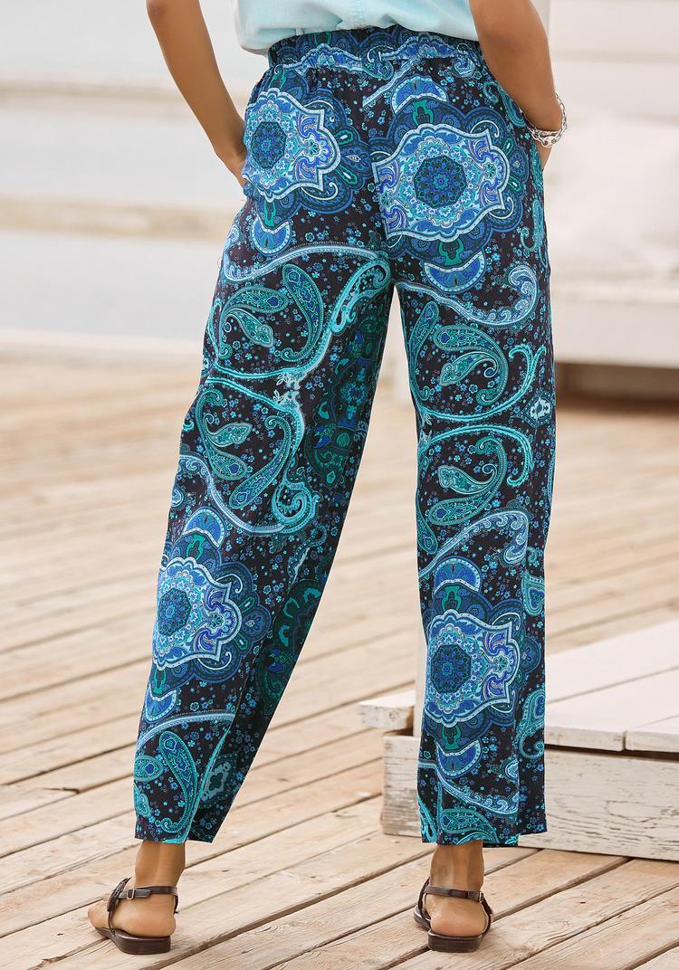 Vivance Vivance Palazzohose Stoffhose Damen - blau - 0 | SportScheck