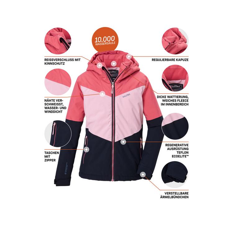 KILLTEC KILLTEC Funktionsjacke mit Kapuze Softshelljacke Kinder - Beere381 - 3 | SportScheck