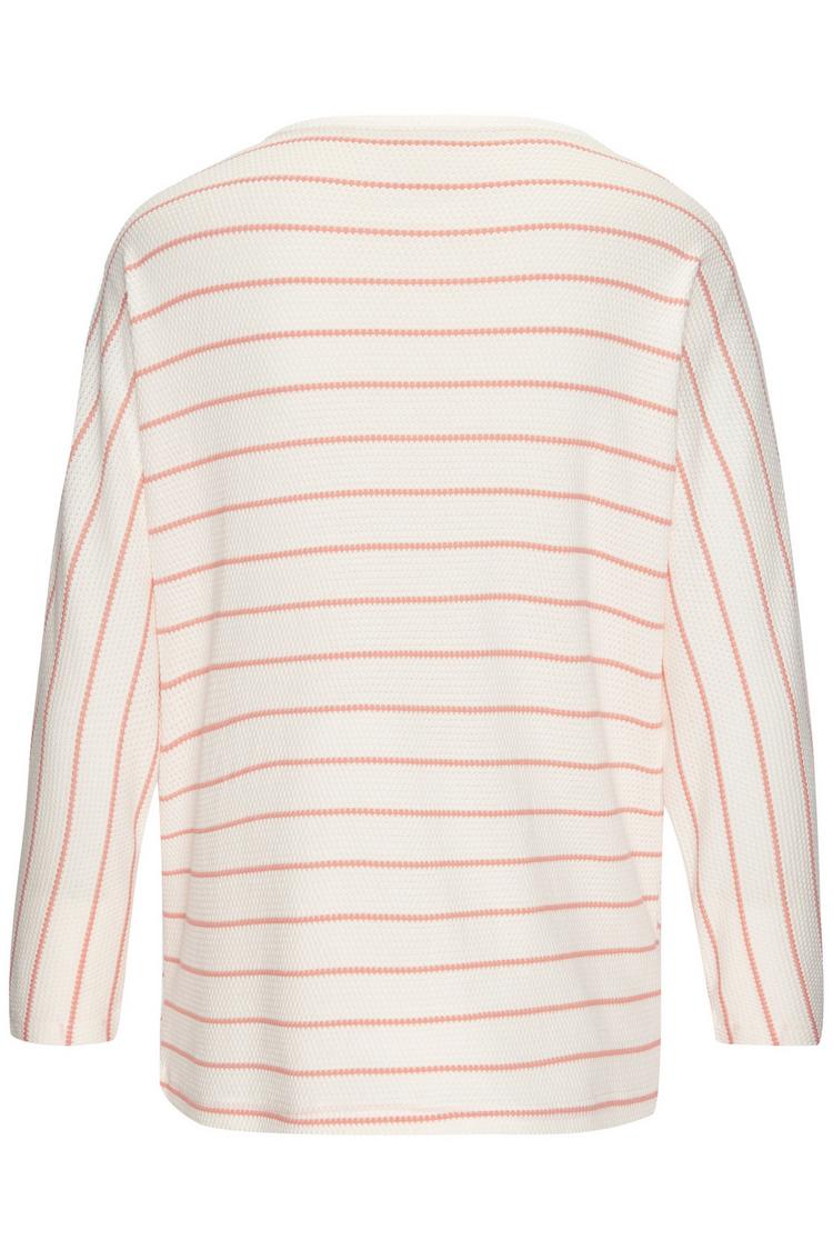 Vivance Vivance 3/4-Arm-Shirt Longshirt Damen - wei&szlig;, apricot - 0 | SportScheck