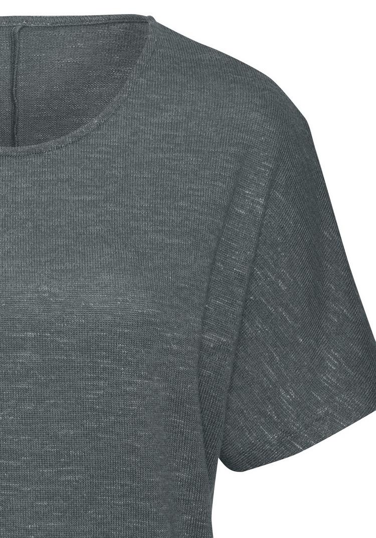 Vivance Vivance Kurzarmshirt T-Shirt Damen - graugr&uuml;n - schwarz - 1 | SportScheck