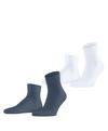 ESPRIT Plain Rib 2-Pack Socken Herren - sortiment (0030)