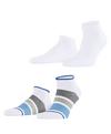 ESPRIT Fresh Stripe SN  2-Pack Socken Herren - white (2000)