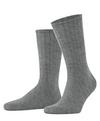 ESPRIT Rib Boot Socken Herren - light greymel. (3390)
