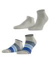 ESPRIT Fresh Stripe SN  2-Pack Socken Herren - storm grey (3820)
