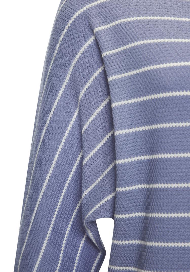 Vivance Vivance 3/4-Arm-Shirt Longshirt Damen - blau, wei&szlig; - 0 | SportScheck
