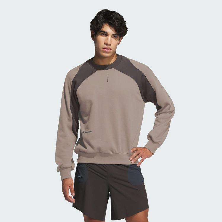 adidas adidas adidas Running x Hermanos Koumori Sweatshirt - Wonder Beige / Charcoal - 0 | SportScheck