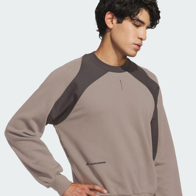 adidas adidas adidas Running x Hermanos Koumori Sweatshirt - Wonder Beige / Charcoal - 0 | SportScheck