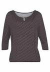 Vivance by Lascana 3/4-Arm-Shirt Longshirt Damen - navy