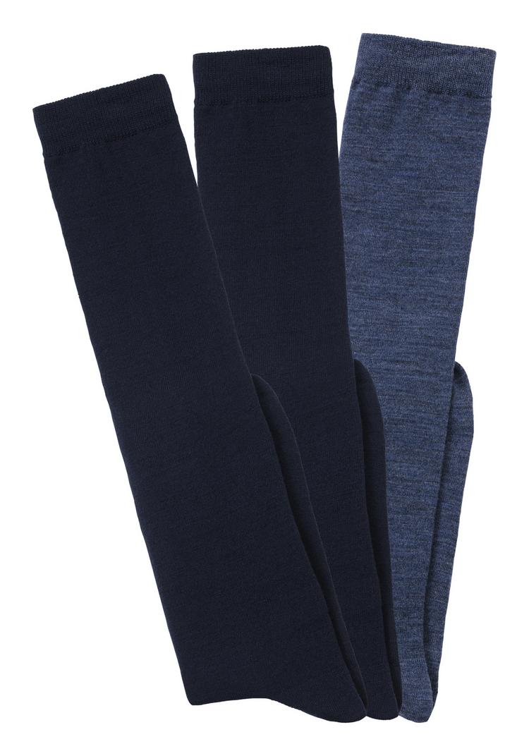 Bench Bench Kniestr&uuml;mpfe Socken Herren - 2x marine, 1x jeans - 0 | SportScheck