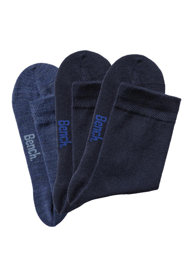 Bench Bench Socken Socken Damen - 2x marine, 1x jeans - 2 | SportScheck