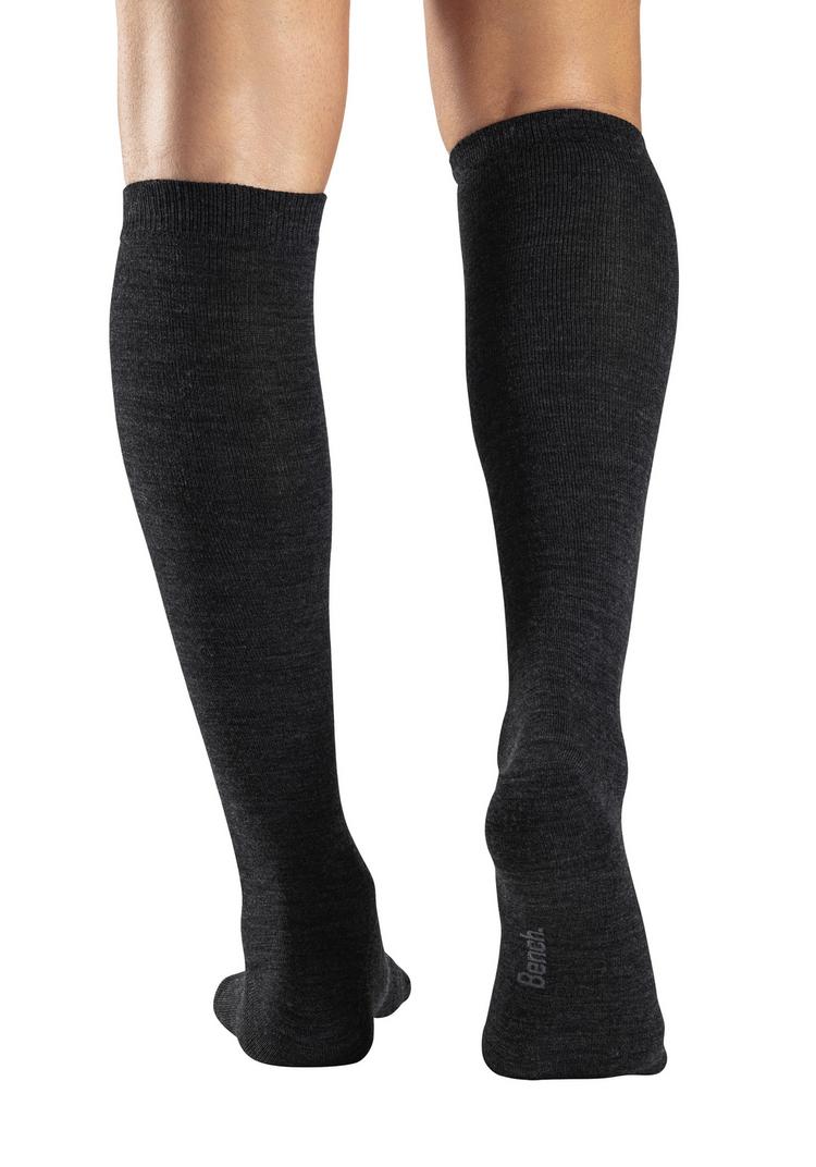 Bench Bench Kniestr&uuml;mpfe Socken Herren - 3x anthrazit - 0 | SportScheck