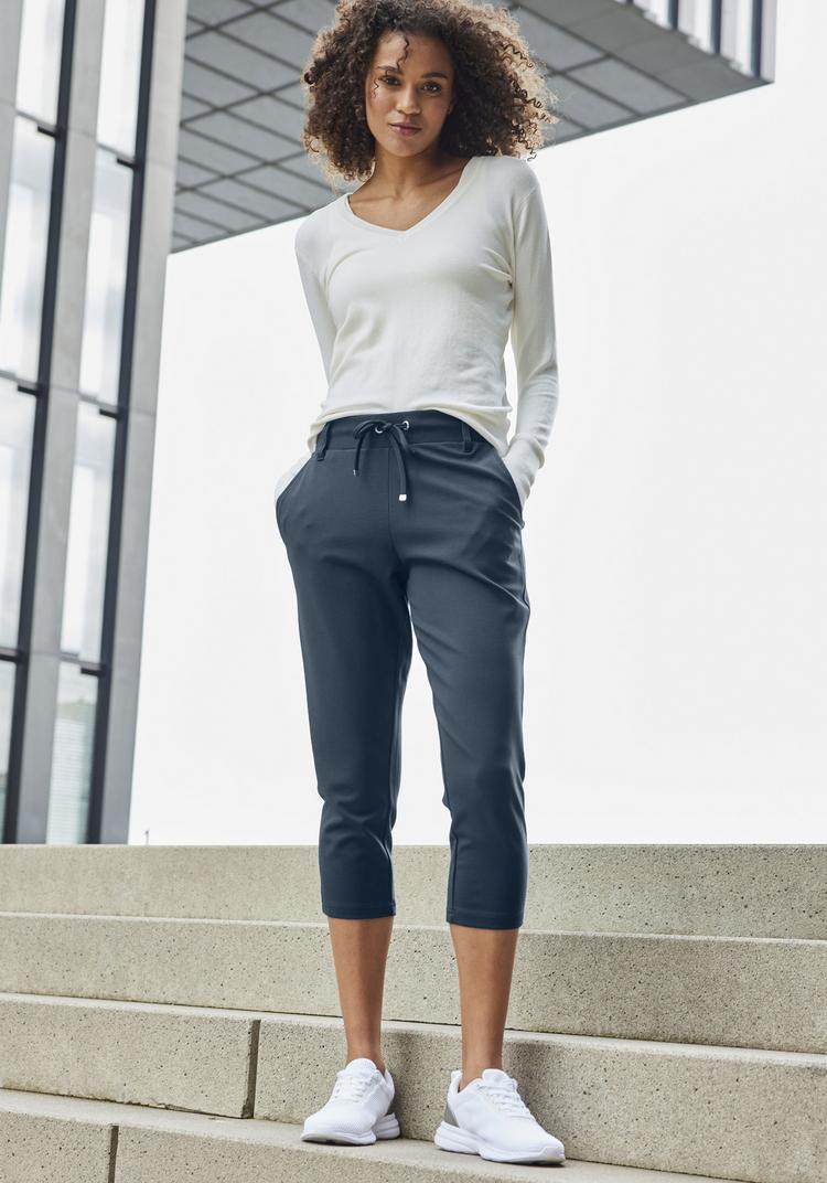 Lascana Lascana Caprileggings Tights Damen - blau - 1 | SportScheck