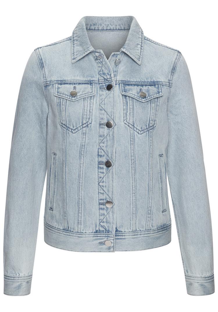 Lascana Lascana Jeansjacke Jeansjacke Damen - light blue washed - 0 | SportScheck