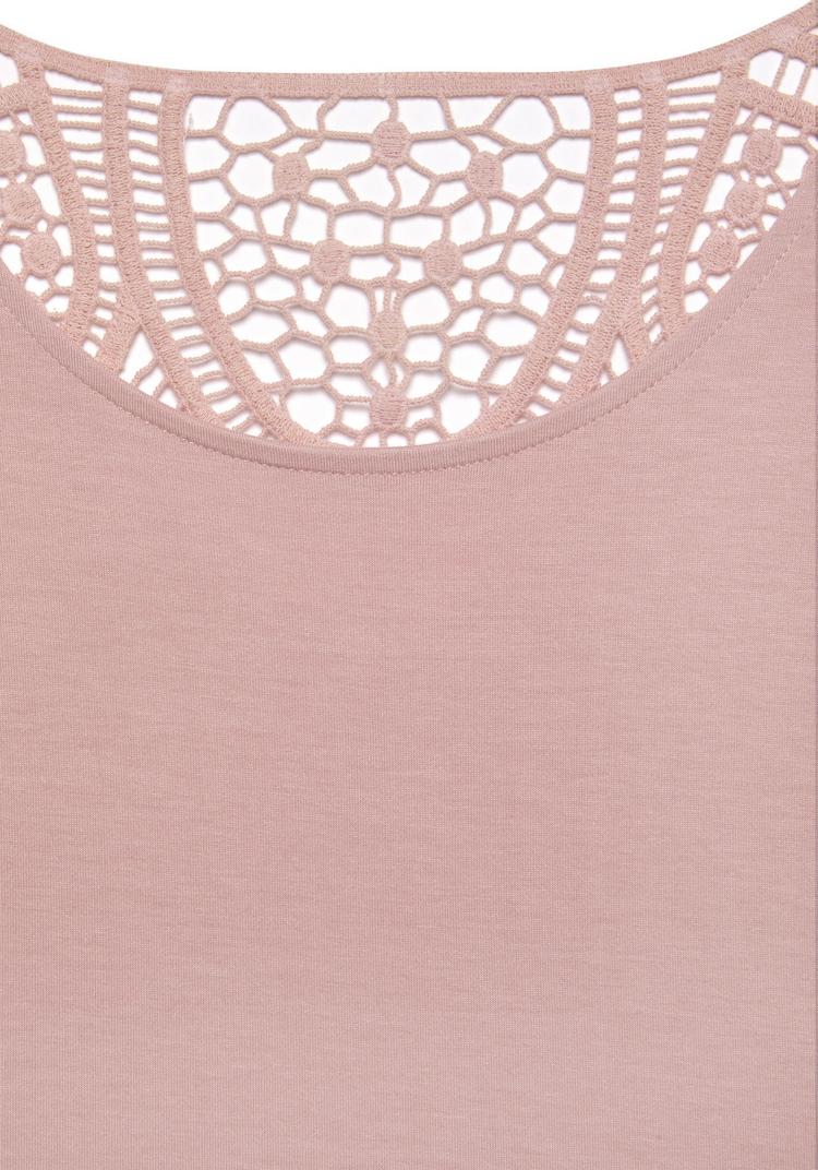 Vivance by Lascana Vivance by Lascana Kurzarmshirt T-Shirt Damen - rose - 0 | SportScheck