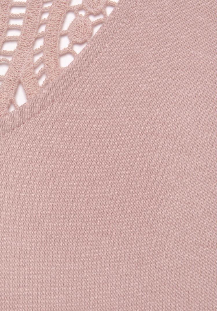 Vivance by Lascana Vivance by Lascana Kurzarmshirt T-Shirt Damen - rose - 1 | SportScheck