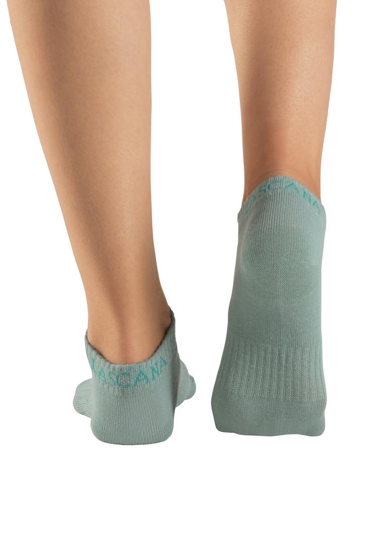 LASCANA Active LASCANA Active Sneakersocken Socken Damen - 2x schwarz, 2x mint, 2x grau meliert - 0 | SportScheck