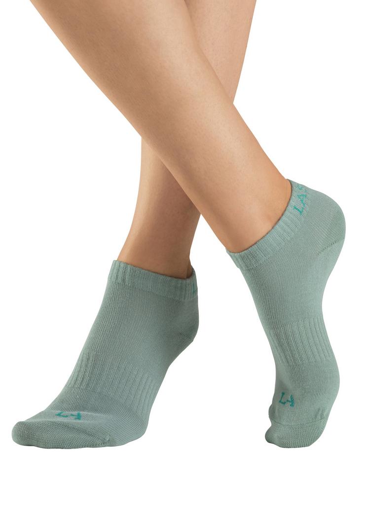 LASCANA Active LASCANA Active Sneakersocken Socken Damen - 2x schwarz, 2x mint, 2x grau meliert - 3 | SportScheck