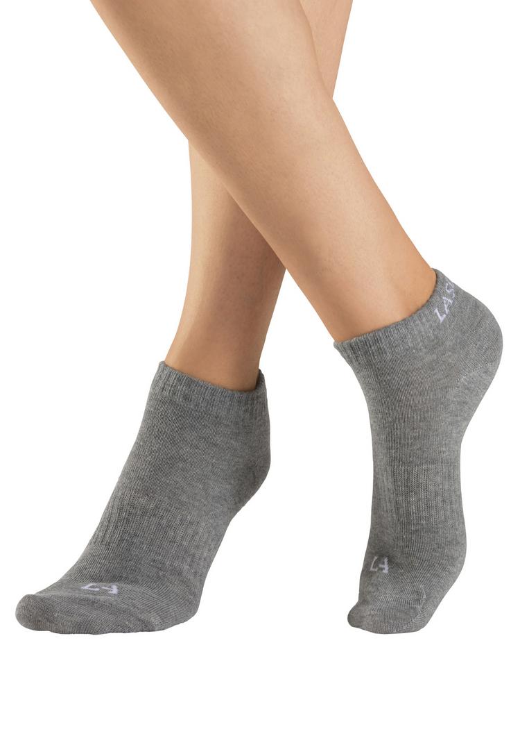 LASCANA Active LASCANA Active Sneakersocken Socken Damen - 2x schwarz, 2x mint, 2x grau meliert - 4 | SportScheck