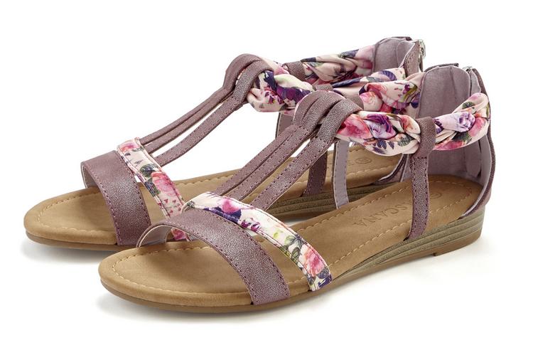Lascana Lascana Sandale Sandalen Damen - lila - 0 | SportScheck