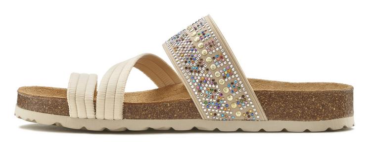 Lascana Lascana Pantolette Sandalen Damen - beige - 0 | SportScheck