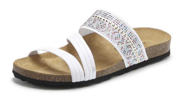 Lascana Lascana Pantolette Sandalen Damen - wei&szlig; - 0 | SportScheck