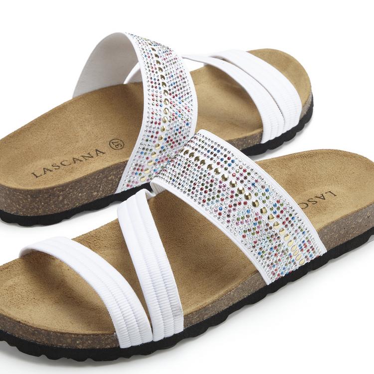 Lascana Lascana Pantolette Sandalen Damen - wei&szlig; - 1 | SportScheck