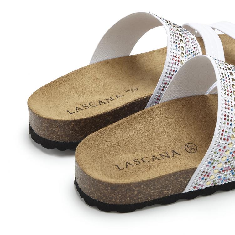 Lascana Lascana Pantolette Sandalen Damen - wei&szlig; - 2 | SportScheck