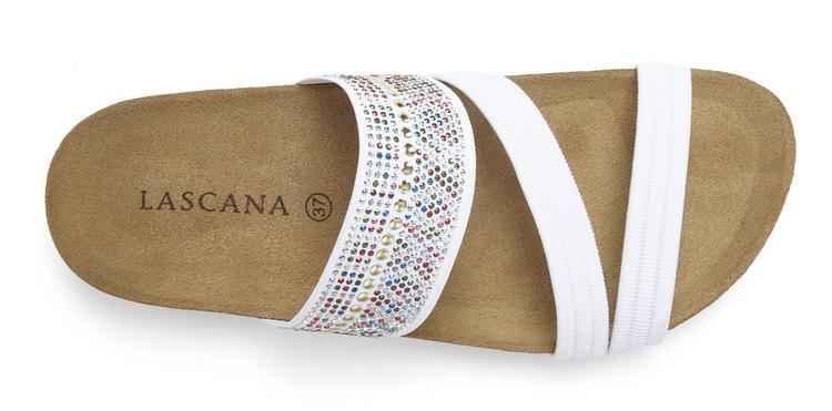 Lascana Lascana Pantolette Sandalen Damen - wei&szlig; - 3 | SportScheck
