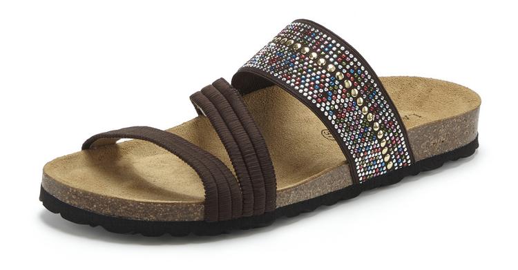Lascana Lascana Pantolette Sandalen Damen - braun - 0 | SportScheck