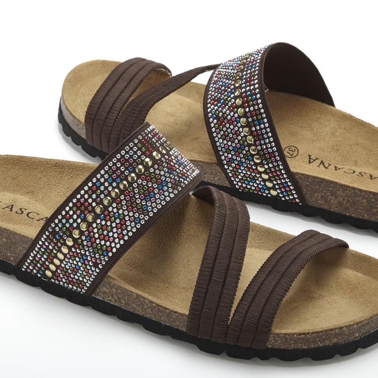 Lascana Lascana Pantolette Sandalen Damen - braun - 1 | SportScheck